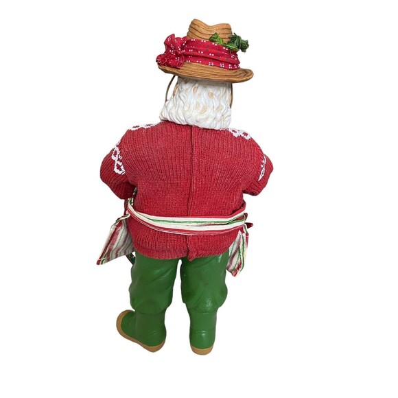 2000 Clothique Possible Dreams  American Artist Collection Gardening Santa 11” - Picture 3 of 10